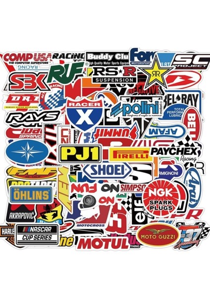 Sticker Master 100PCS Graffiti Jdm Racing Car Modification Motorcycle Bicycle Sticker 100 Parça Oto Motor Pc Etiket