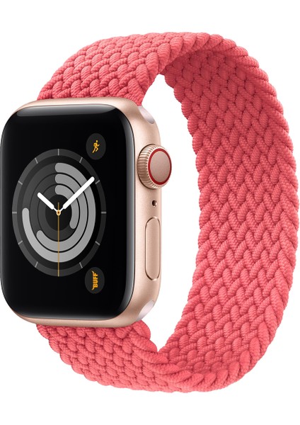 Buff Apple Watch Uyumlu Bands Braided 42/44 L Pink modelleri