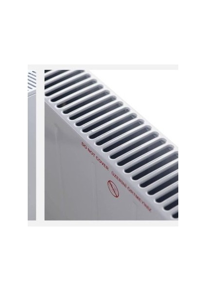 Beyaz Konvektör Konveksiyonel Isıtıcı 2500W HC-2947