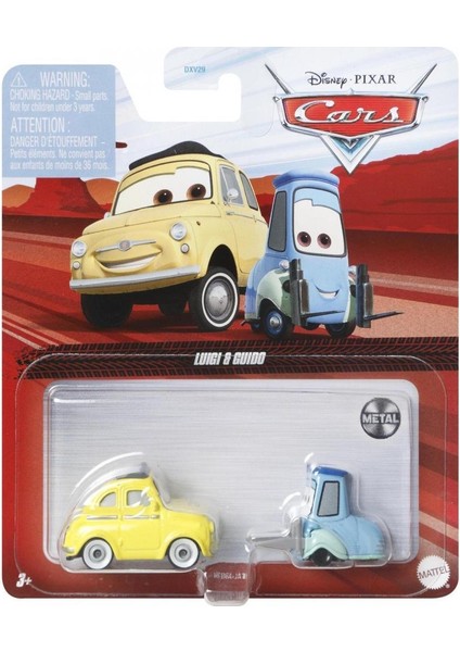 Cars 3 Tekli Karakter Araçlar Luigi & Guido DXV29 HFB64 fiyatları