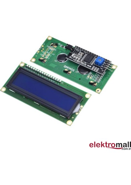 Arduino 1602 LCD + I2C Arayüz Modül Kartı