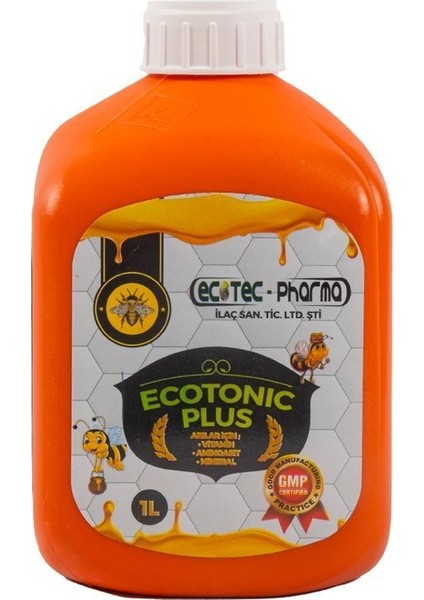 Gür Arıcılık - Ecotech Pharma Ecotonic Plus Arı Vitamini 1 Lt