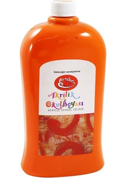 Artdeco Jr Akrilik Boya Turuncu 1 Lt 120M-1603 Akrilik Boya