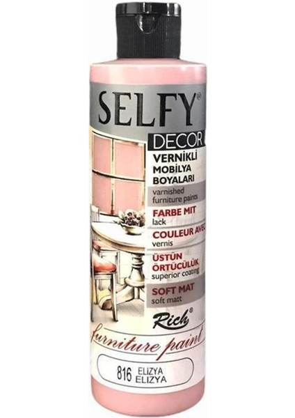 Rich Selfy Decor Akrilik Boya 816 Easmeyala 240 cc Akrilik Boya