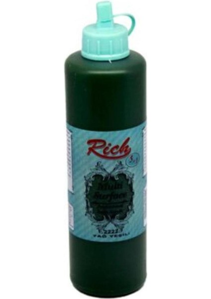 Rich Multi Akrilik Boya 2222 Yağ Yeşili 500 cc Akrilik Boya