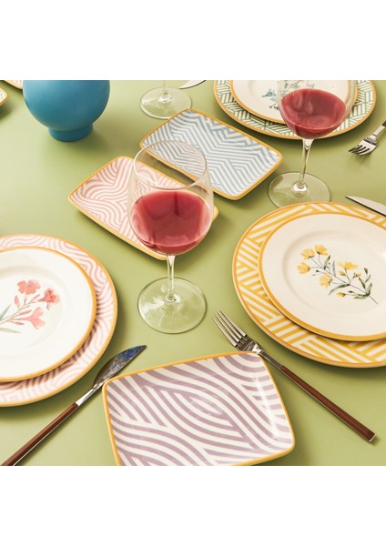 Botanica New Stoneware 18 Parça 6 Kişilik Yemek & Kahvaltı Takımı