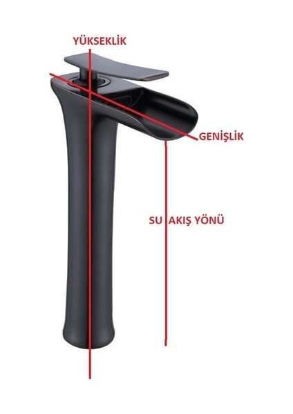 Şelale Çanak Banyo Lavabo Bataryası Rose Gold fiyatları