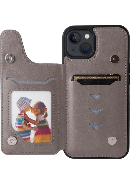 Kedi Ağacı Kabartma Desen Kılıf iphone 13 Mini Gri modelleri