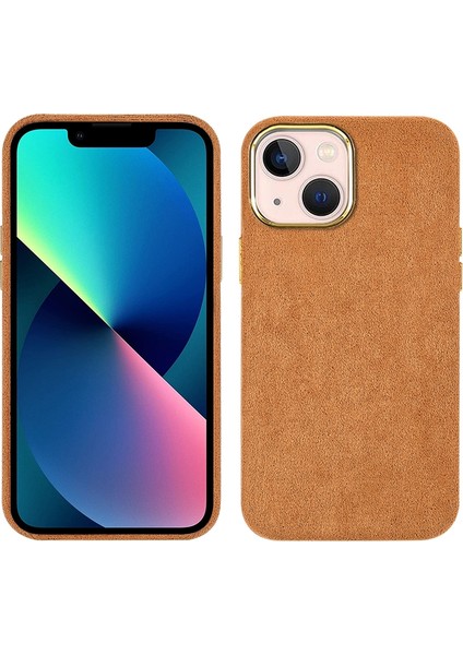 Iphone 13 Mini Kahverengi Için Püre Pu Durumda(Yurt Dışından)