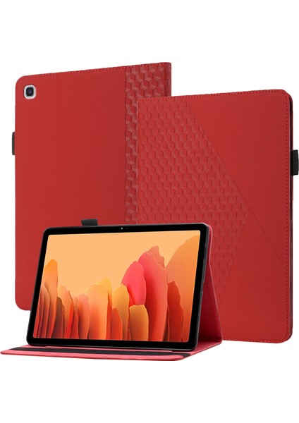 Rhombus Kılıf Samsung Galaxy Tab A7 10.4 2020 T500 / T505 Kırmızı