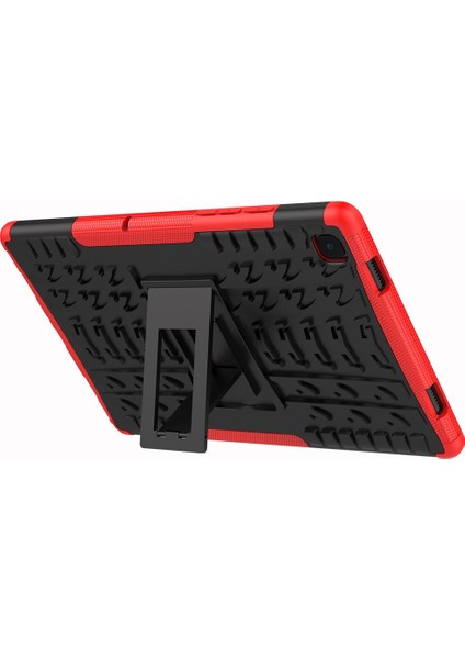 Samsung Galaxy Tab A7 (2020) T500 / T505 Lastik Doku Kılıfı Kırmızı