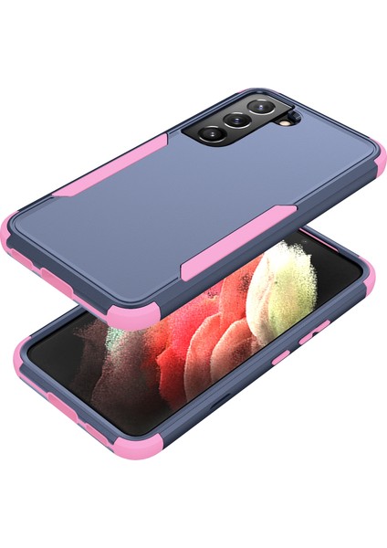 Samsung Galaxy S22 5g Royal Blue + Pembe Için Tpu + Pc Kılıfı fiyatları