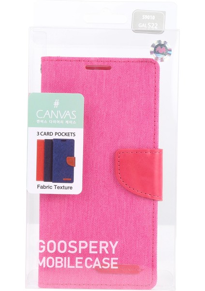 Deri Telefon Kılıfı Samsung Galaxy S22 5g Rose Red fırsatları