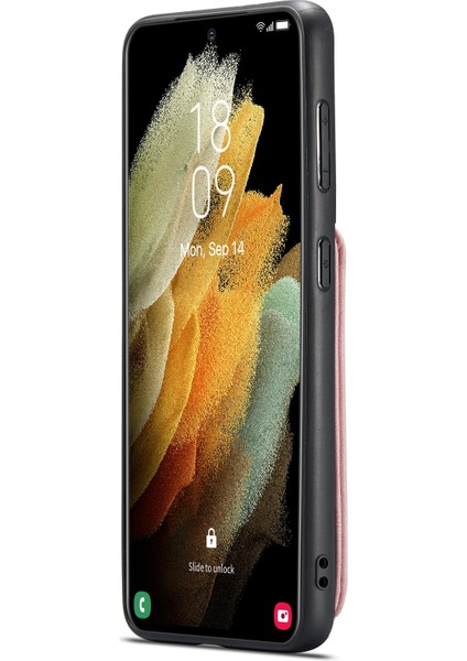 Rfıd Pu + Tpu Kılıf Samsung Galaxy S22 5g Pembe Için modelleri