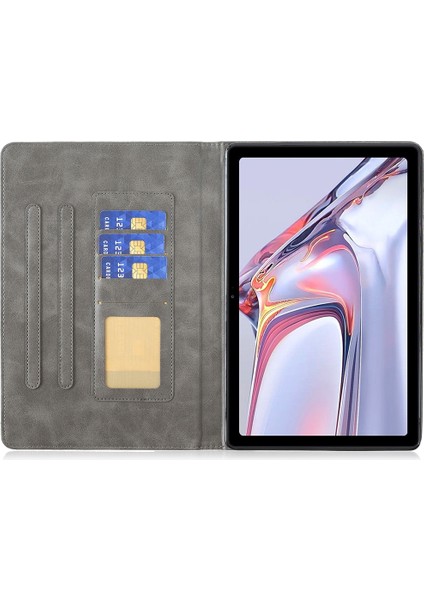 Samsung Galaxy Tab A7 10.4 (2020) Deri Kılıf Gri
