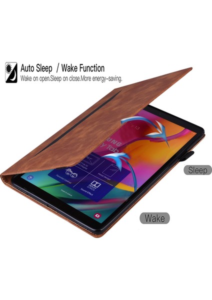 Samsung Galaxy Tab A7 10.4 2020 SM-T500 / SM-T505 Kılıf Kahverengi