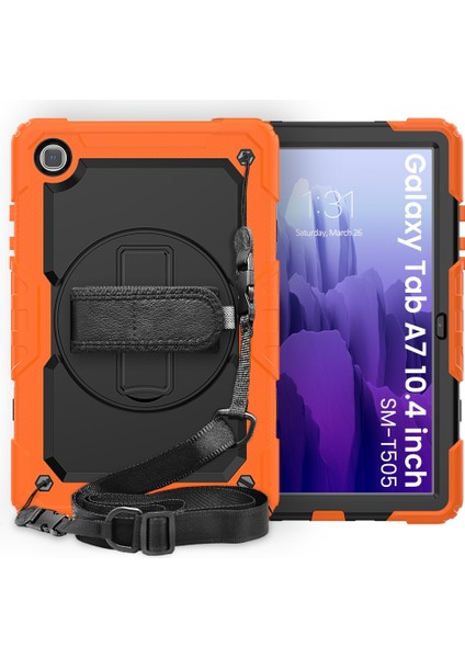 Samsung Galaxy Tab A7 (2020) T500 / T505 Durumda Portakal