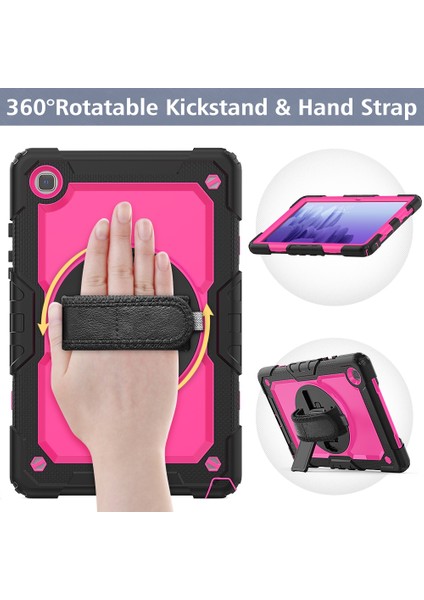 Samsung Galaxy Tab A7 (2020) T500 / T505 Durumda Siyah Gül Kırmızı fırsatları