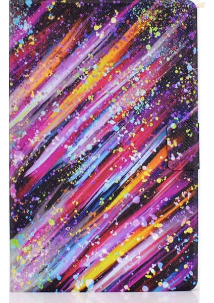 Samsung Galaxy Tab A7 (2020) T500 Renkli Çizim Kılıfı Meteor