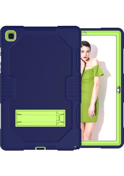Samsung Galaxy Tab A7 10.4 (2020) T500 / T505 Kılıfı Lacivert Sarı Yeşil