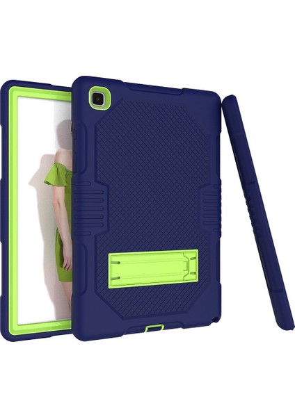 Samsung Galaxy Tab A7 10.4 (2020) T500 / T505 Kılıfı Lacivert Sarı Yeşil