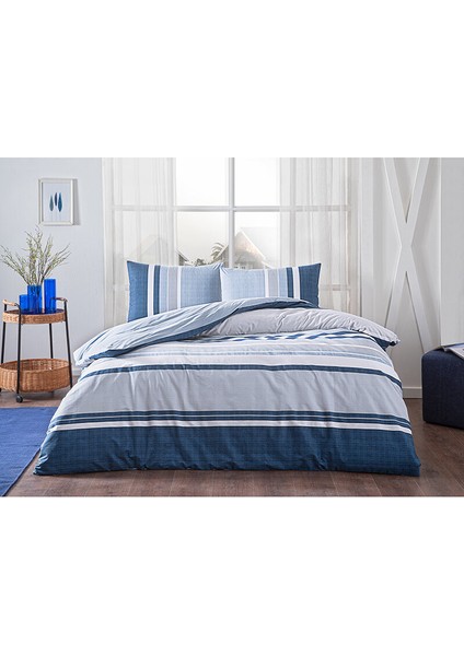 Blauw Tek Kişilik Nevresim Takımı