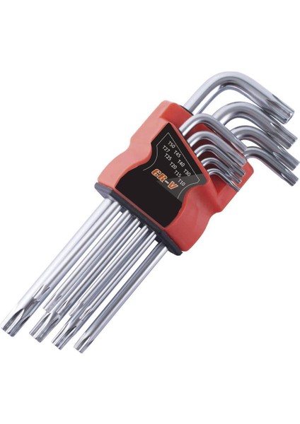 Jaws JAS150 Uzun Torx Alyan Seti Allen 9 Parça