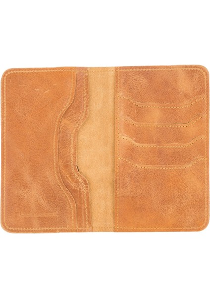 Leony 6.1 Inch Uyumlu Deri Kartlıklı Kılıf PH03 Ro2 Taba fiyatları