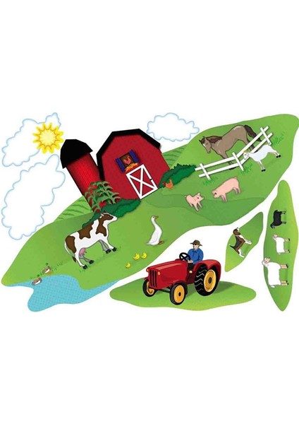 Çiftlik Hayatı Duvar Sticker