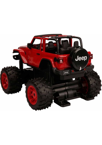 1:14 Jeep Wrangler Rubicon Uzaktan Kumandalı Araba 28 Cm. - Kırmızı
