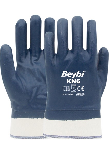 Kn6 Pamuk Nitril Eldiven (10/XL)