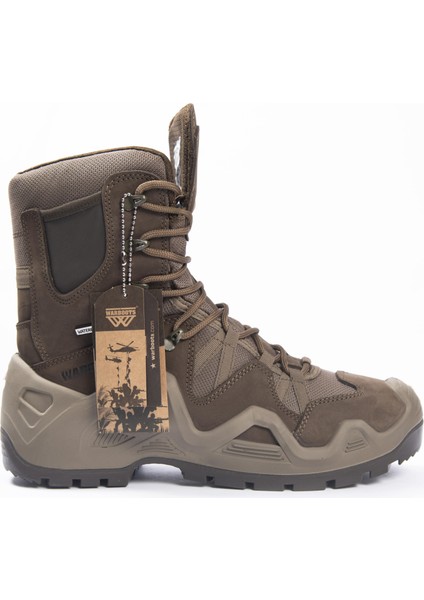 Khaki 1049 Nubuk Deri Waterproof Arazi ve Askeri Bot