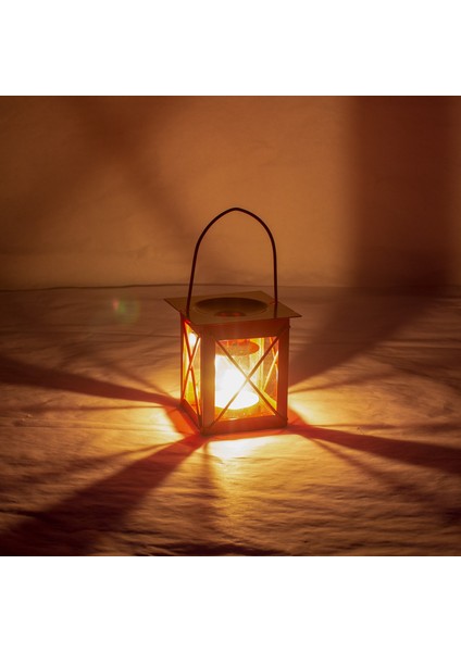 Fener Tipi Metal Mumluk Pembe+Mum Hediyeli 8cm fiyatları