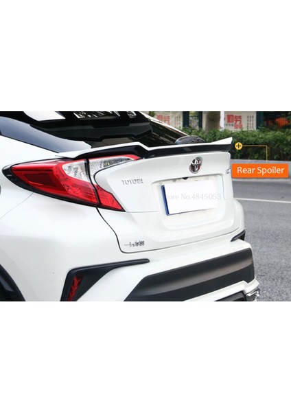 Toyota chr bagaj üstü spoiler boyasız plastik