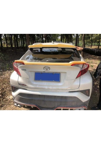 Toyota chr bagaj üstü spoiler boyasız plastik