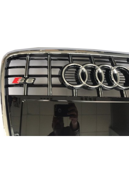 Audi a6 s6 ön panjur ızgara 2004 / 2011 krom siyah.