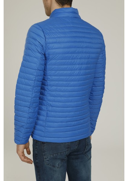 Perry Down Erkek Mavi Kapüşonlu Şişme Mont fiyatları