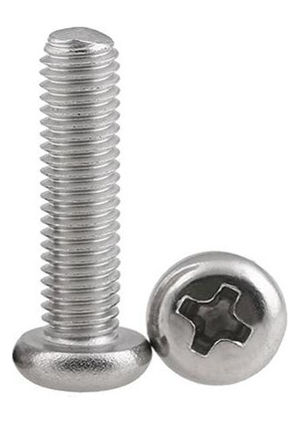 M6 x 15 Yıldız Silindir Başlı (Ysb) Vida/civata - 200 Adet