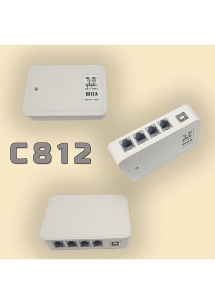 CID812 Iki Hatlı Caller ID Cihazı - Tüm Sistemlere Uyumlu