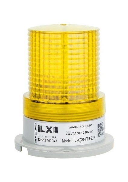 Sesli Ikaz Lambası - Ø60 T6 Serisi 24 Vdc