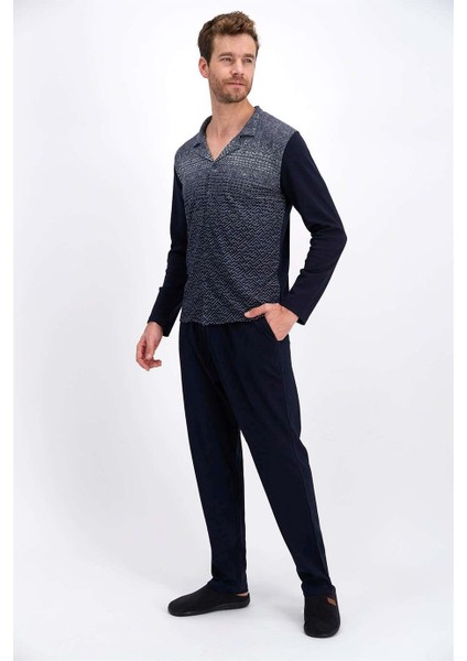 Erkek Gömlek Pijama Takım