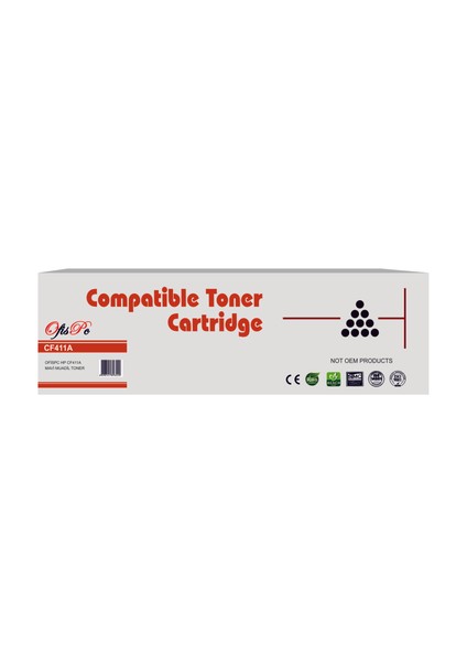 Hp CF411A Muadil Toner M452NW-M477-M377 Mavi