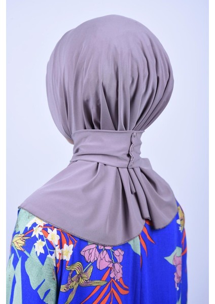 ALLURİNG Kadın Tesettür Çıtçıtlı Boyunluk Hijap Bone Şal modelleri