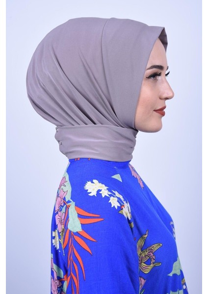 ALLURİNG Kadın Tesettür Çıtçıtlı Boyunluk Hijap Bone Şal fırsatları