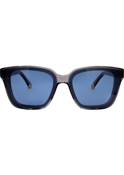 360 816 0 Unisex Mavi Çekik Çerçeve Güneş Gözlüğü