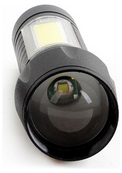 Mini Çok Güçlü Şarjlı El Feneri (Xpe-Cob LED ) Watton WT-030