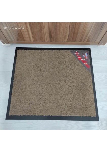 Nem Alıcı Kalın Iç Dış Kapı Önü Paspas Dog Sticker 50x75 Kauçuk Kenar