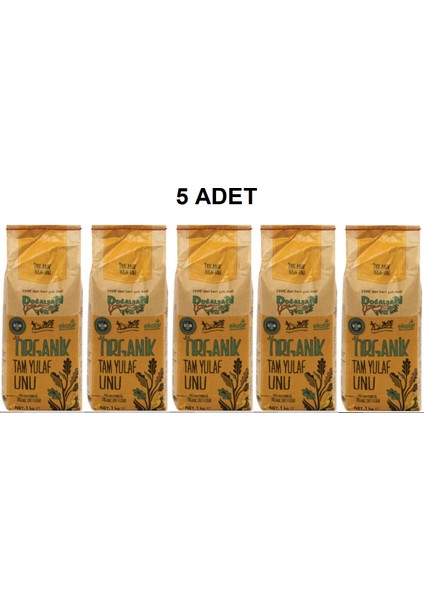 Organik Yulaf Unu 1 kg x 5