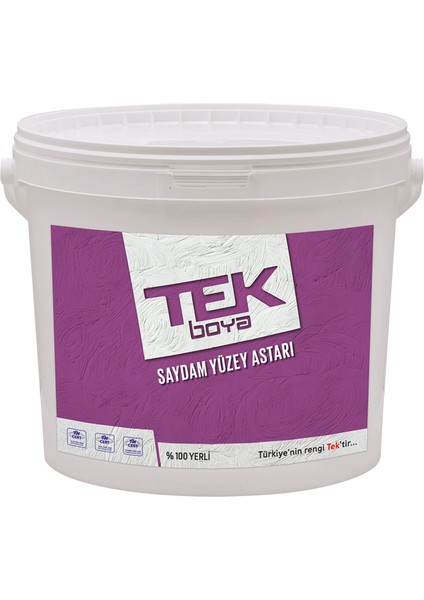 Tek Boya Tek Saydam Yüzey (Fayans Üstü Seramik) Astarı ( PEMBE ) 2 L/3.5 KG.