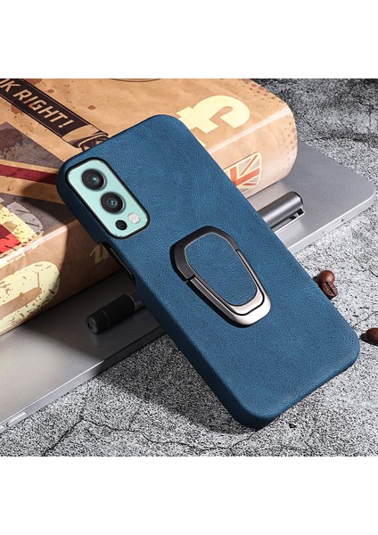 puluz Oneplus Nord 2 5G Için Pu Telefon Kılıfı Mavi (Yurt Dışından) modelleri